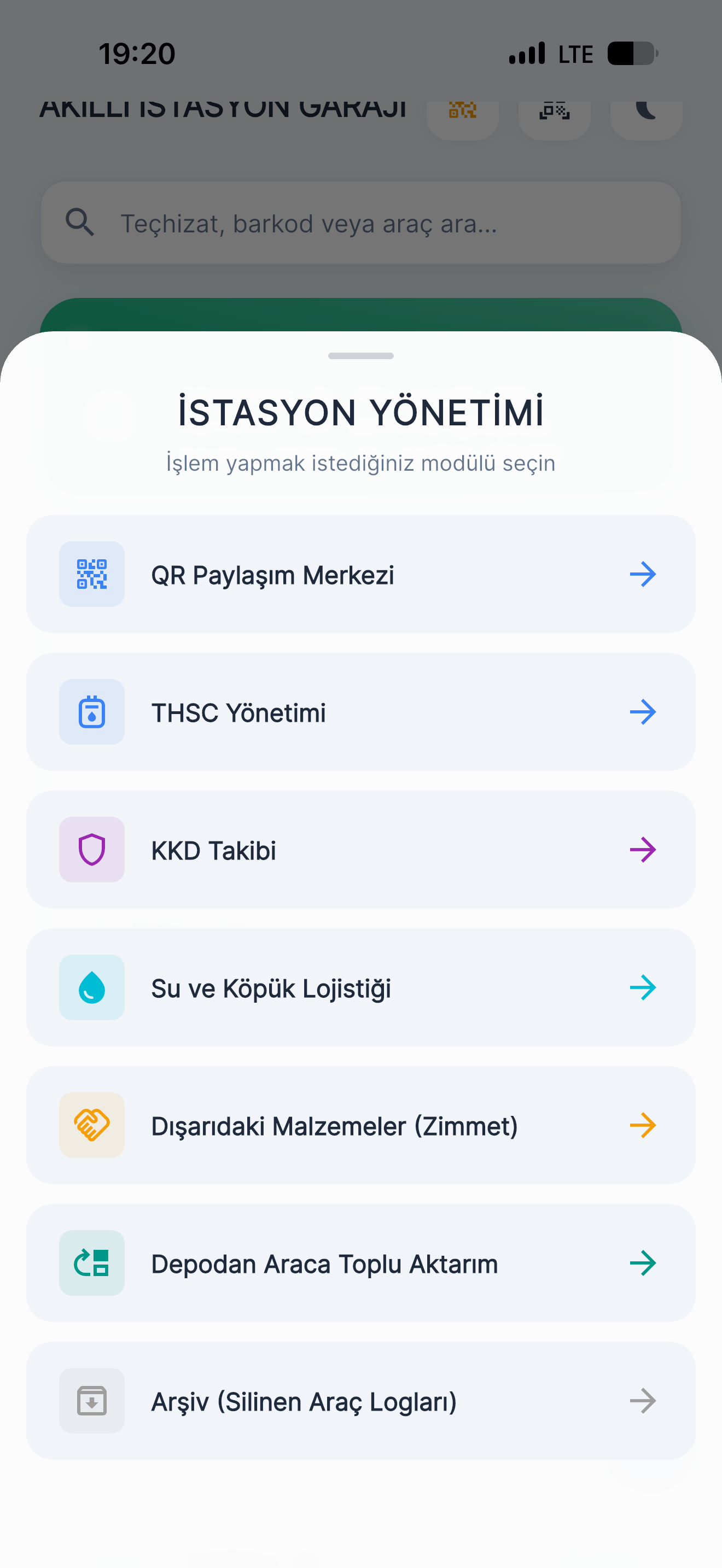 KOR Asistan - İstasyon Yönetimi